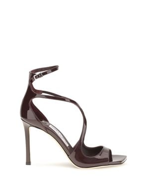 Jimmy Choo Sandals Azia Patent Leather - White