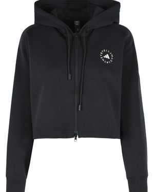 adidas By Stella McCartney Cotton Blend Sweatshirt - Black