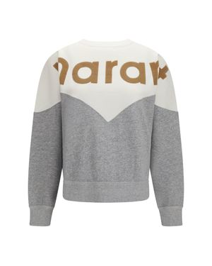 Isabel Marant Marant Etoile Cotton Houston Sweatshirt - Grey