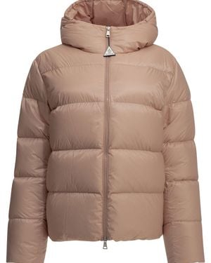 Moncler Feligule Short Down Jacket - Brown