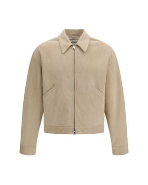 Valstar Bomber Jacket Suede - Natural
