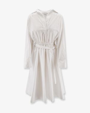 Nude Dress Polo Cotton - White
