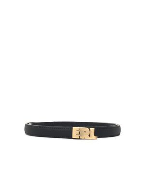 ERL Leather Belt - White