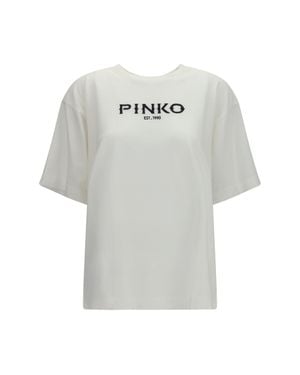 Pinko Carmagnola T-Shirt Bianco-Biancaneve - White