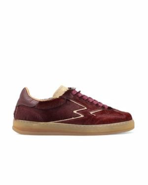 Moaconcept Club Pony Skin Trainers Bordeaux - Brown