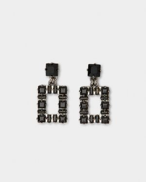 Roger Vivier Très Vivier Earrings - Black