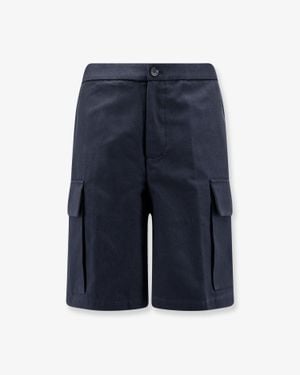 Hevò Cotton Bermuda Shorts - Blue