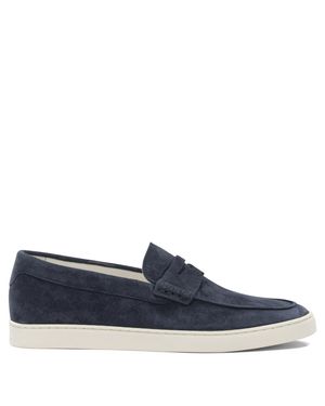 Brunello Cucinelli Suede Loafers - Blue