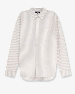 Stussy Standard Striped Cotton Shirt - White