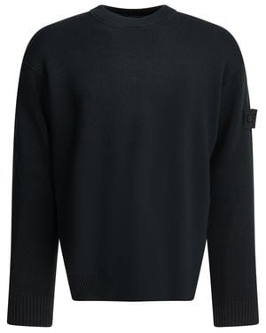 Stone Island Cotton Cashmere Crewneck Jumper - Blue