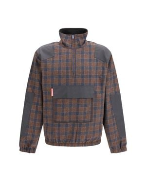 GR10K Cotton-Blend Zip Jacket - Gray