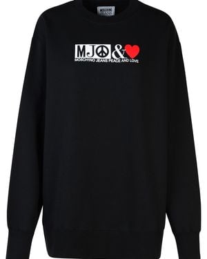 Moschino Cotton Sweatshirt - Black