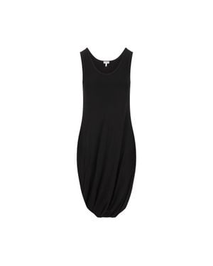 Loewe Draped Sleeveless Dress - Black