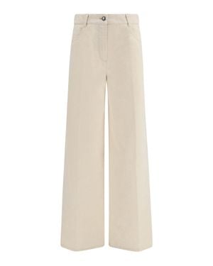 forte_forte Forte_Forte Wide Leg Jeans - White