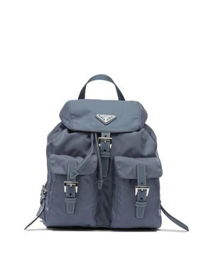 Prada Recycled Polyamide Backpack - Blue