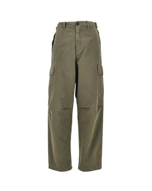 Fendi Cotton Cargo Trousers - Green