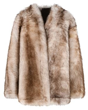Salvatore Santoro Sheepskin Fur Jacket - Brown