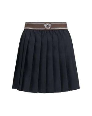 Versace Medusa '95 Pleated Skirt - Blue