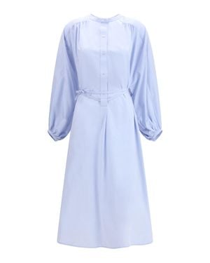 Loulou de Saison Vitti Shirt Dress Storm - Blue