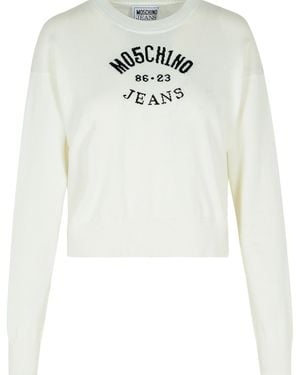 Moschino Cotton Jumper - White