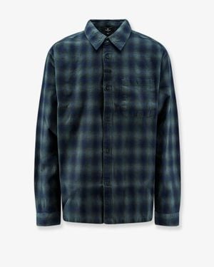 Represent Rasent Plaid Cotton Shirt - Blue