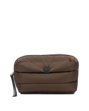 Moncler Caradoc Beauty Case - Brown