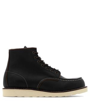 Red Wing Shoes "Classic Moc" Ankle Boots - Black