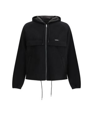 Prada Technical Hooded Blouson - Black