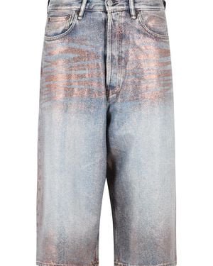 Acne Studios 'Rose Copper/Light' Cotton Blend Bermuda Shorts - Gray