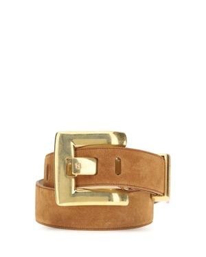 Balmain Anthem Belt - Metallic
