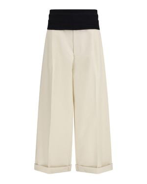 DARKPARK Wide-Leg Pants Wendy - White