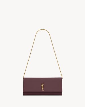 Saint Laurent "Kate" Small Clutch - Purple