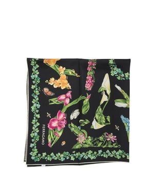 Ferragamo "Eden Shoes" Scarf - Green