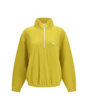 Rier Polar High-Neck Zip Jacket - Yellow