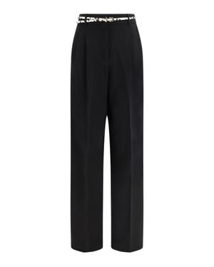 Max Mara Belted Elegant Pants - Black