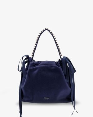 Jimmy Choo Satin Crossbody Bag - Blue