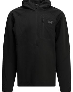 Arc'teryx Konseal Half-Zip Sweatshirt - Black