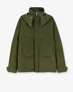 Laminar Waterproof Jacket With Padding - Green