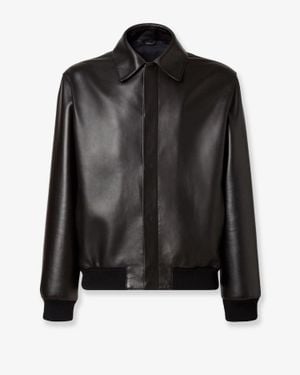 Fendi Leather Jackets - Black