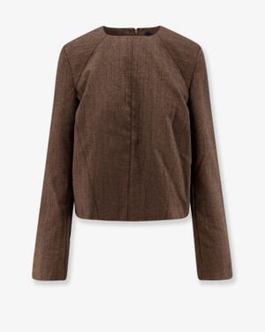 Soeur Giovana Virgin Wool Jumper - Brown
