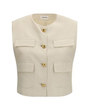 P.A.R.O.S.H. P.A.R.O..H. Wool Gilet - White