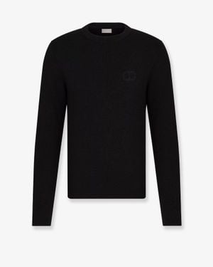Dior Virgin Wool Jumper - Black