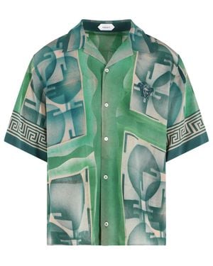 Versace 'Informal' Silk Shirt - Green