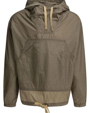 Beams Plus Mil Smock Wool Nylon Lightweight Jacket - Green
