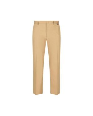 Gucci Cotton Straight Leg Jeans - White