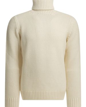 Altum Cashmere Turtleneck Jumper - White