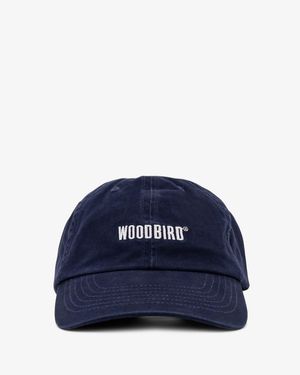 Woodbird Core Twill Cotton Baseball Hat - Blue