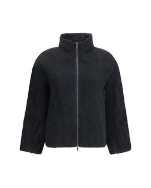 GONGDID DESIGN Short Padded Jacket - Blue
