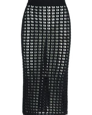 Dolce & Gabbana Virgin Wool Skirt - Black