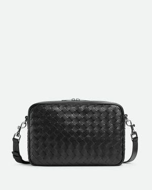 Bottega Veneta Camera Crossbody Bag - Black